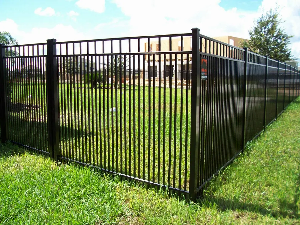 High Quality Cheap Black Steel  Fenceing Curve Top Safety China Used Garden