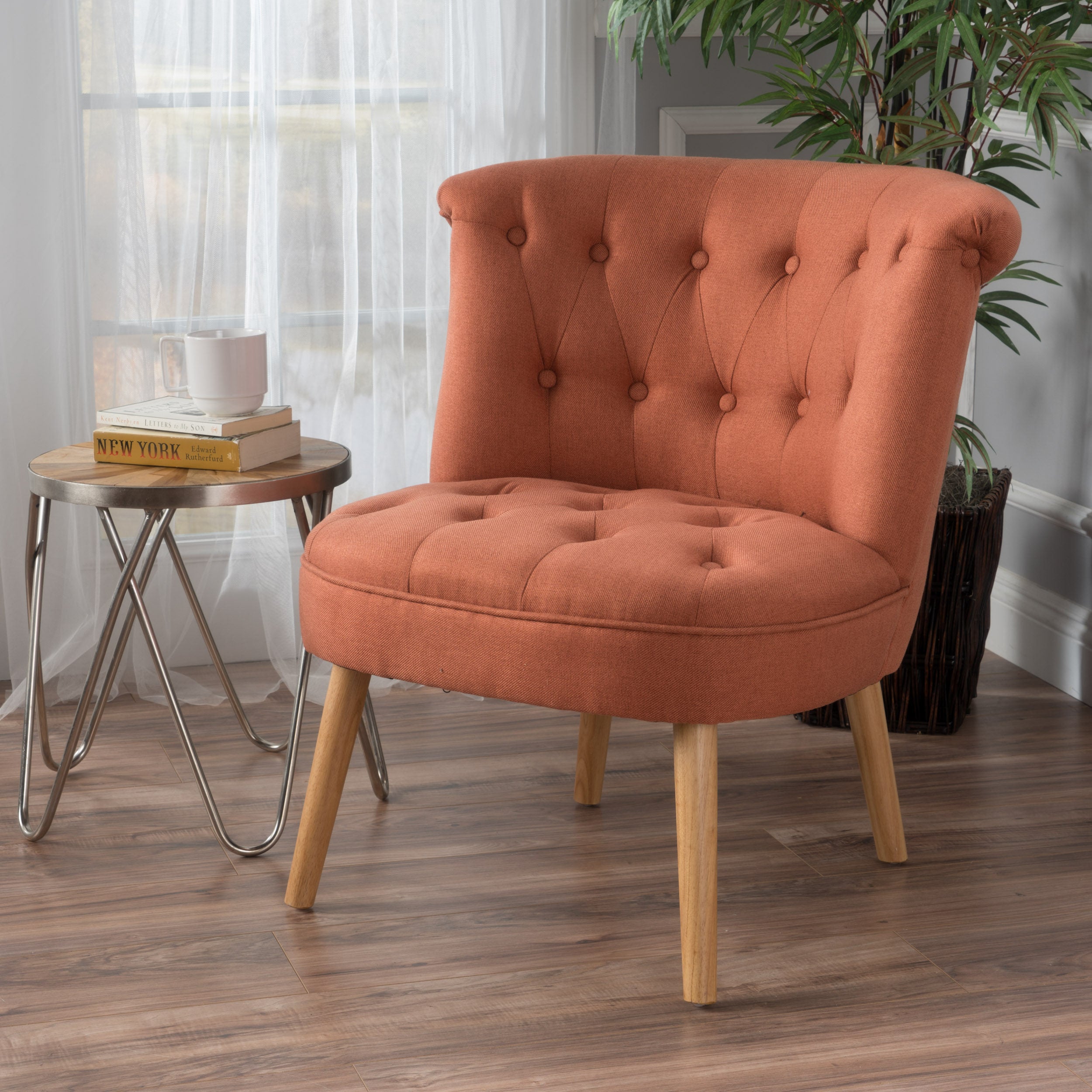 Donna Plush Modern Tufted Accent Chair