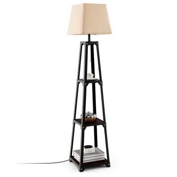 Costway 45812679 Trapezoidal Designed Floor Lamp w...