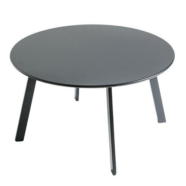 Outdoor Round Steel Coffee Table