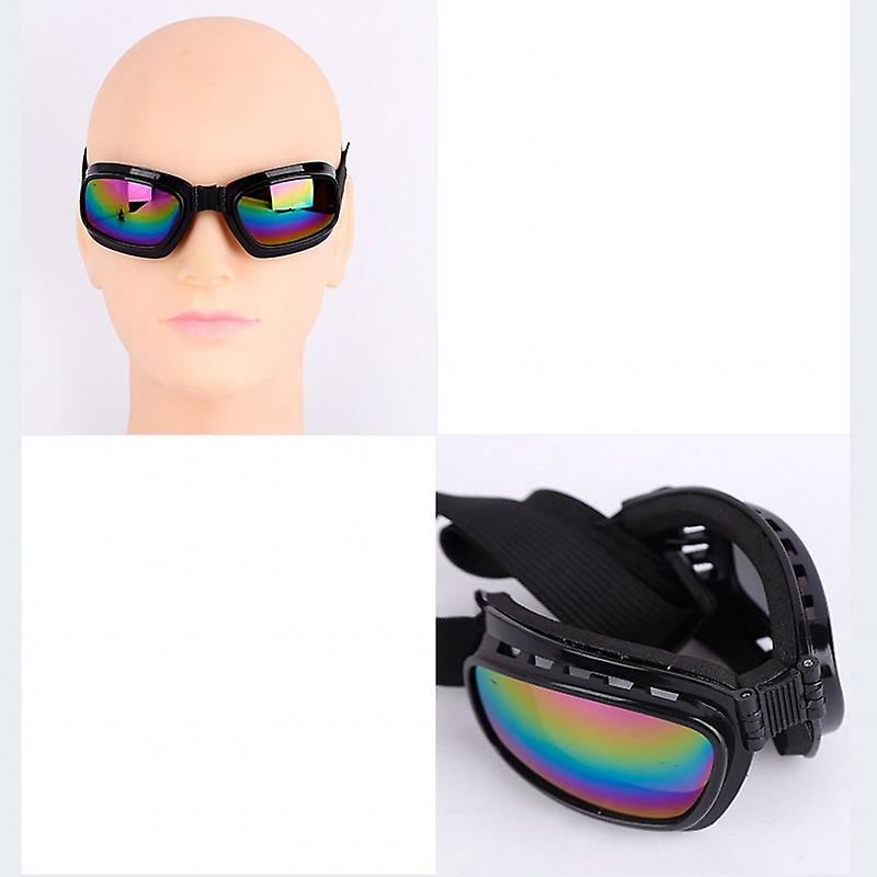 Foldable Riding Goggles Skiing Motorcycle Glasses Anti Glare Anti-uv Sunglasses Windproof Protection Sports Goggles