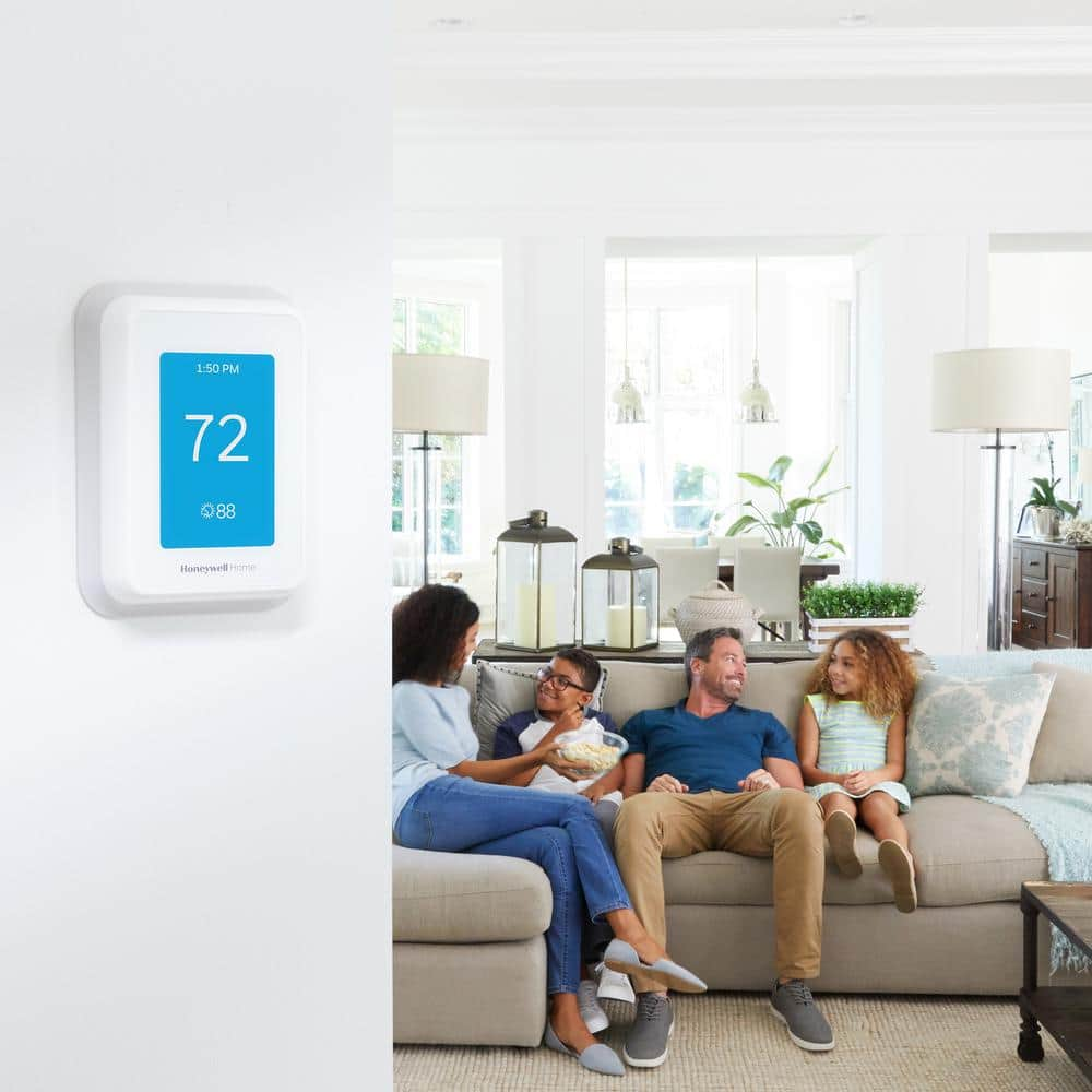 Honeywell Home T9 WiFi 7Day Programmable Smart Thermostat with Touchscreen Display and Smart Room Sensor