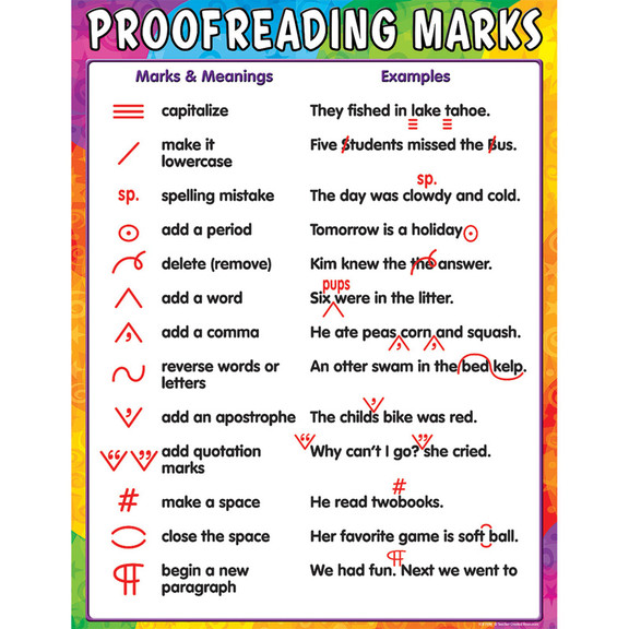 Teacher Created Resources TCR7696 Proofreading Mar...