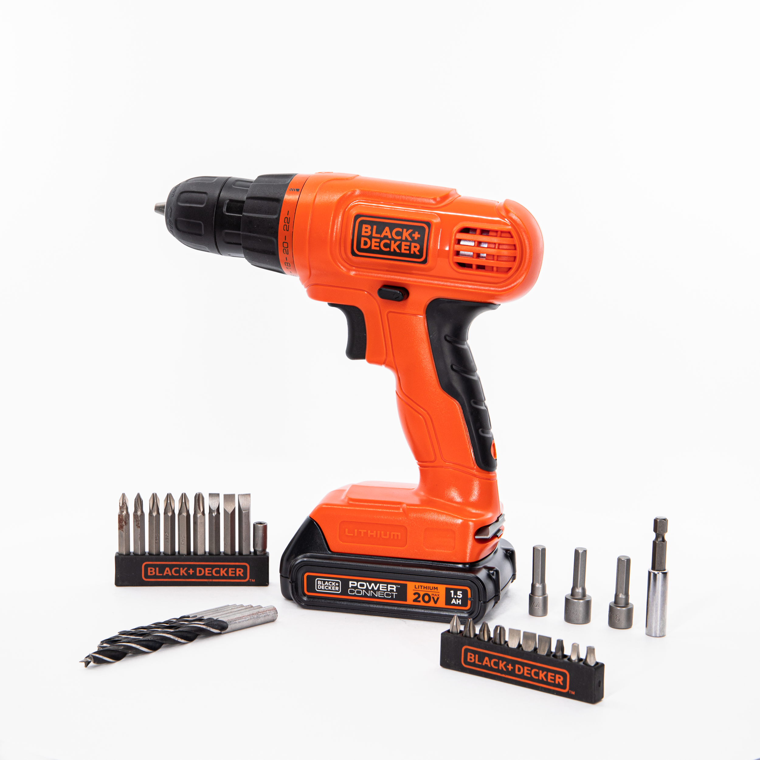 20V MAX* POWERCONNECT™ Cordless Drill/Driver + 30 Pc. Kit