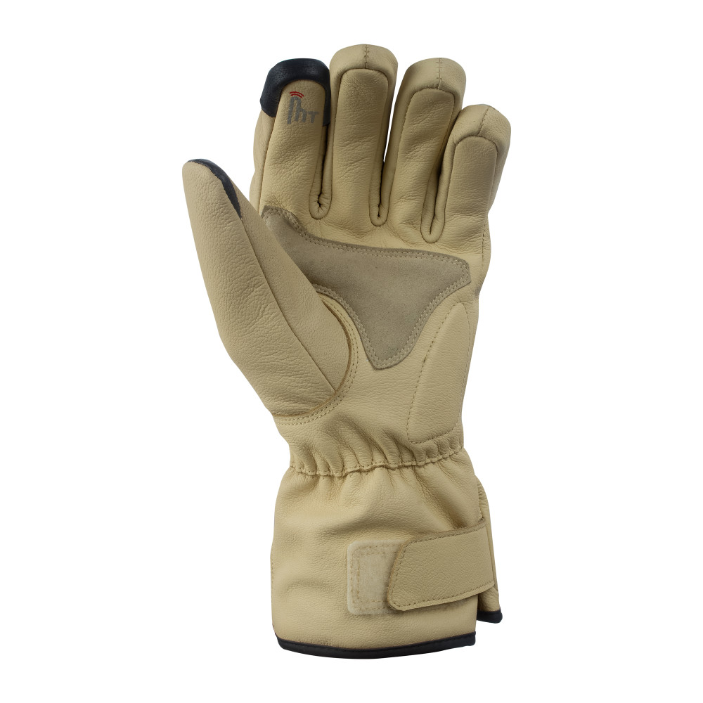 Ranger Heated Work Gloves Unisex 7.4 Volt Light Tan Small ;