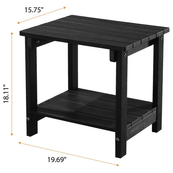 Panama Plastic Wood End Table