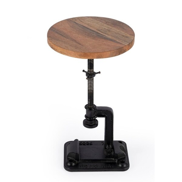 Offex Ellis Height Adjustable Pedastal Side table - 13