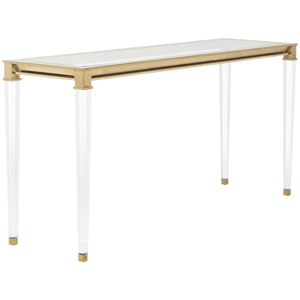 SAFAVIEH Couture High Line Collection Charleston Acrylic Console Table - 66