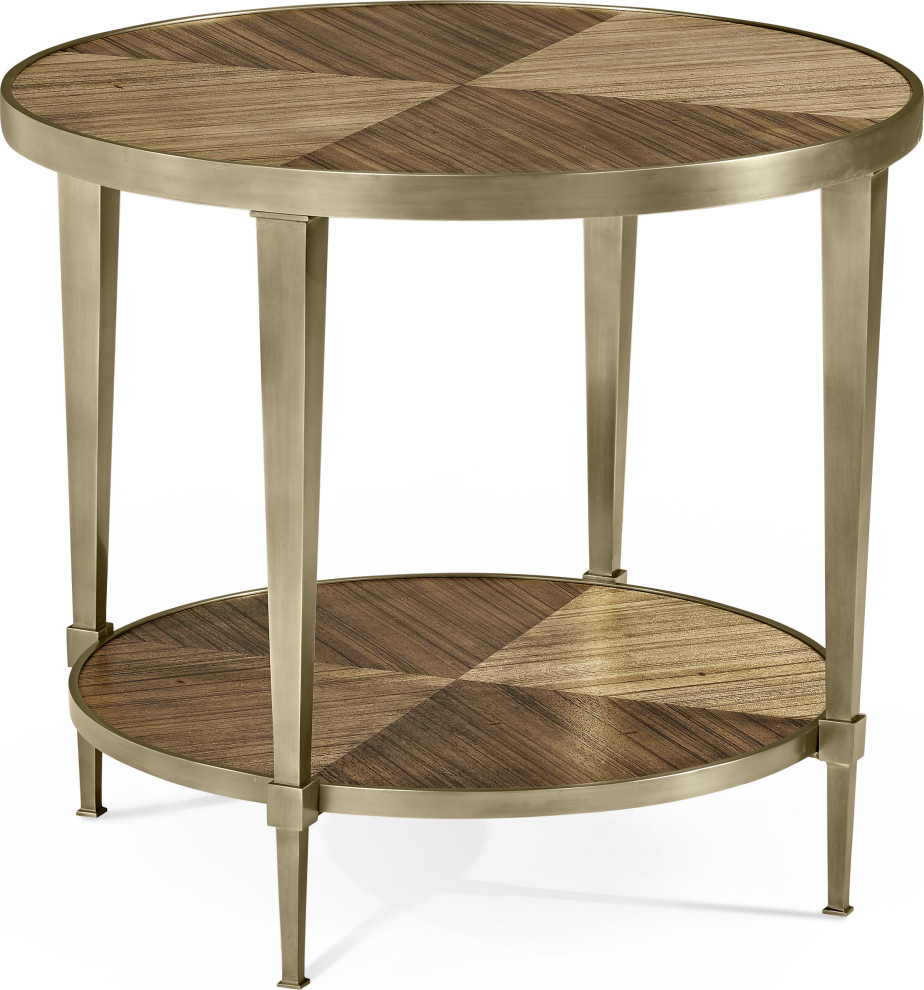 Hamilton Circular Lamp Table   Transitional   Side Tables And End Tables   by HedgeApple  Houzz