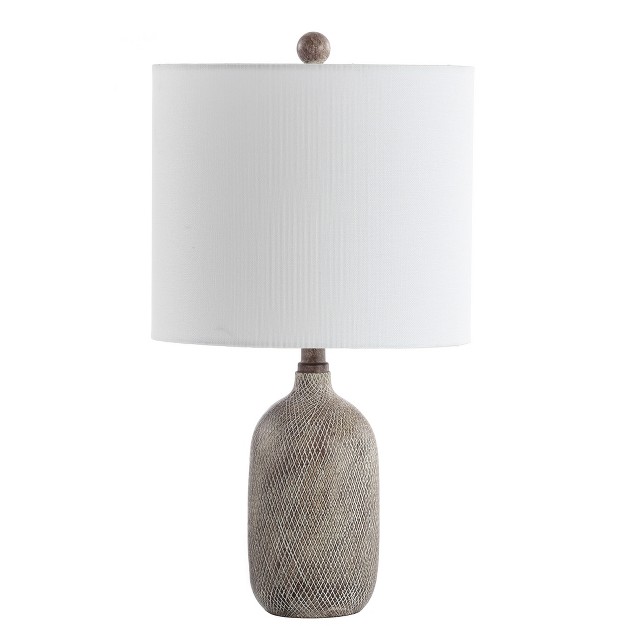 Alvaro Table Lamp Grey Wash Safavieh