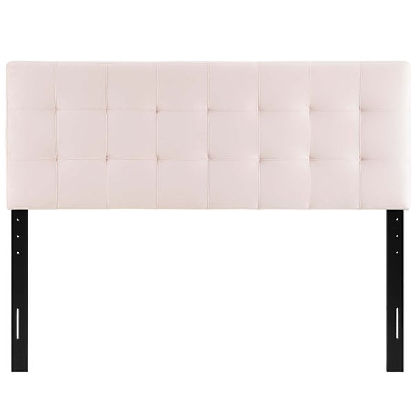 Carson Carrington Labbgard King Biscuit Tufted Velvet Headboard - - 28518033