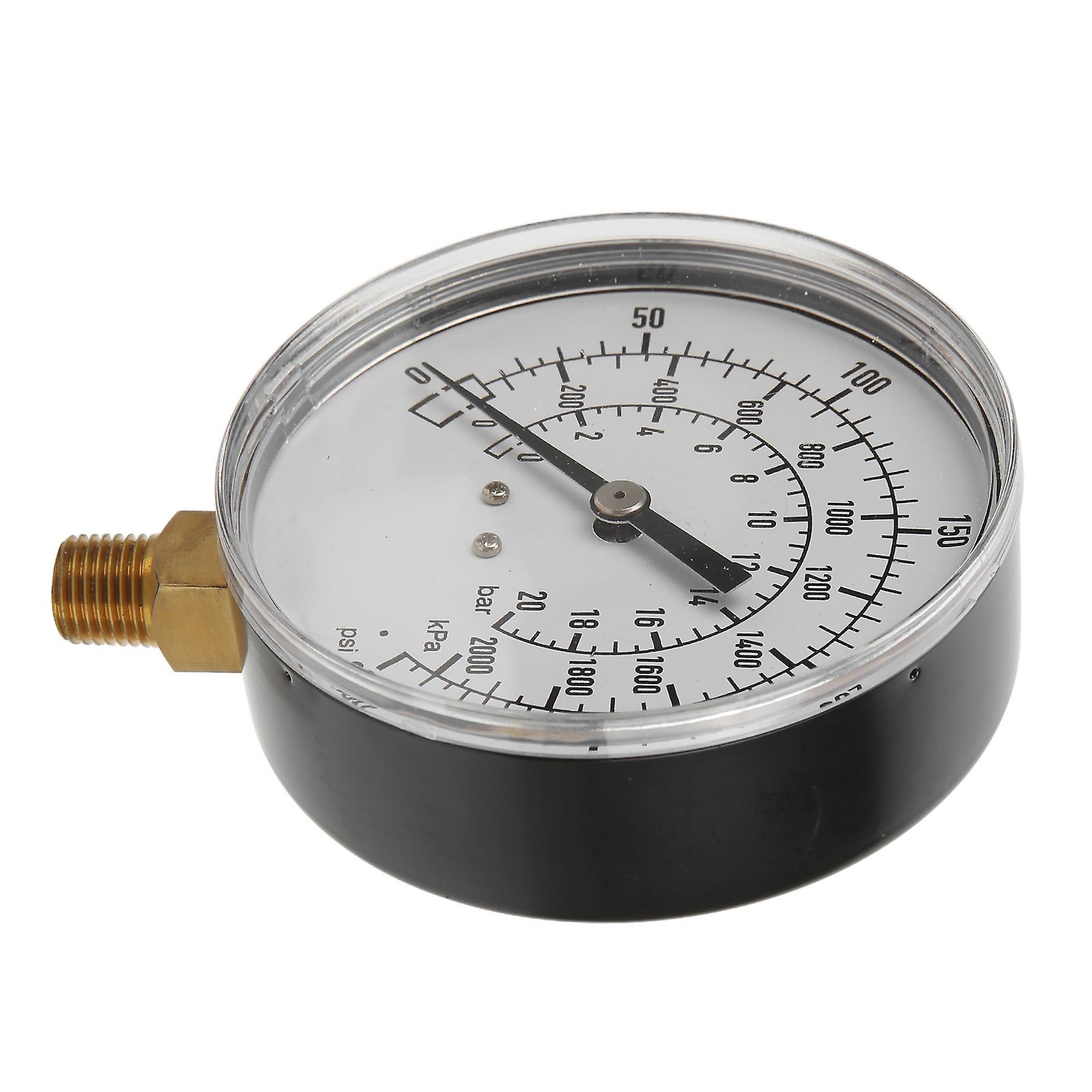 1/4npt 90mm Diameter Radial Pressure Gauge Oil Pressure Gauge 0-300psi 0-2000kpa 0-20bar