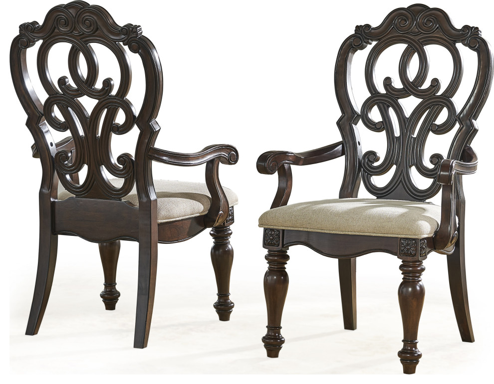 Royale Arm Chair (Set of 2)   Traditional   Dining Chairs   by HedgeApple  Houzz