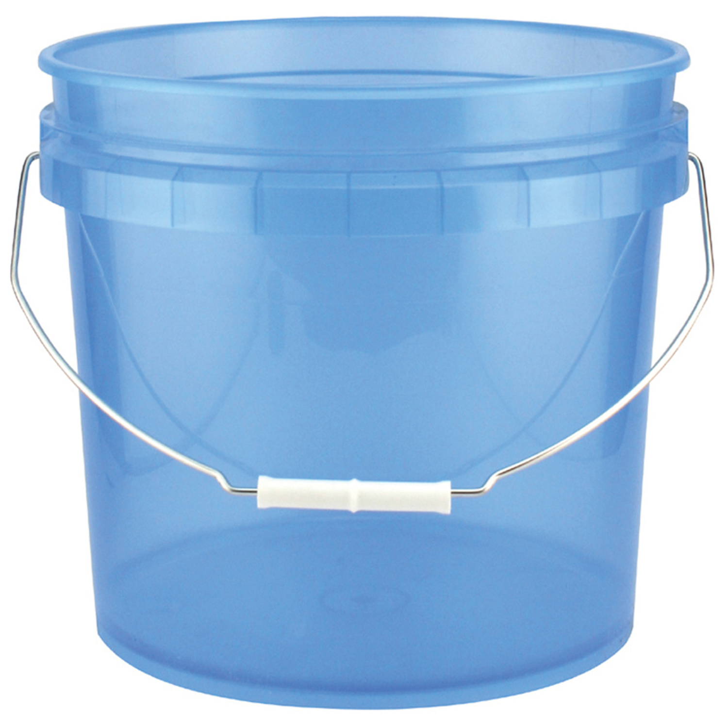 Leaktite Translucent Blue 3.5 gal Plastic Bucket