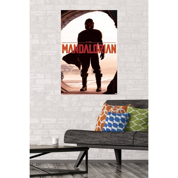 Star Wars The Mandalorian Key Art Premium Poster