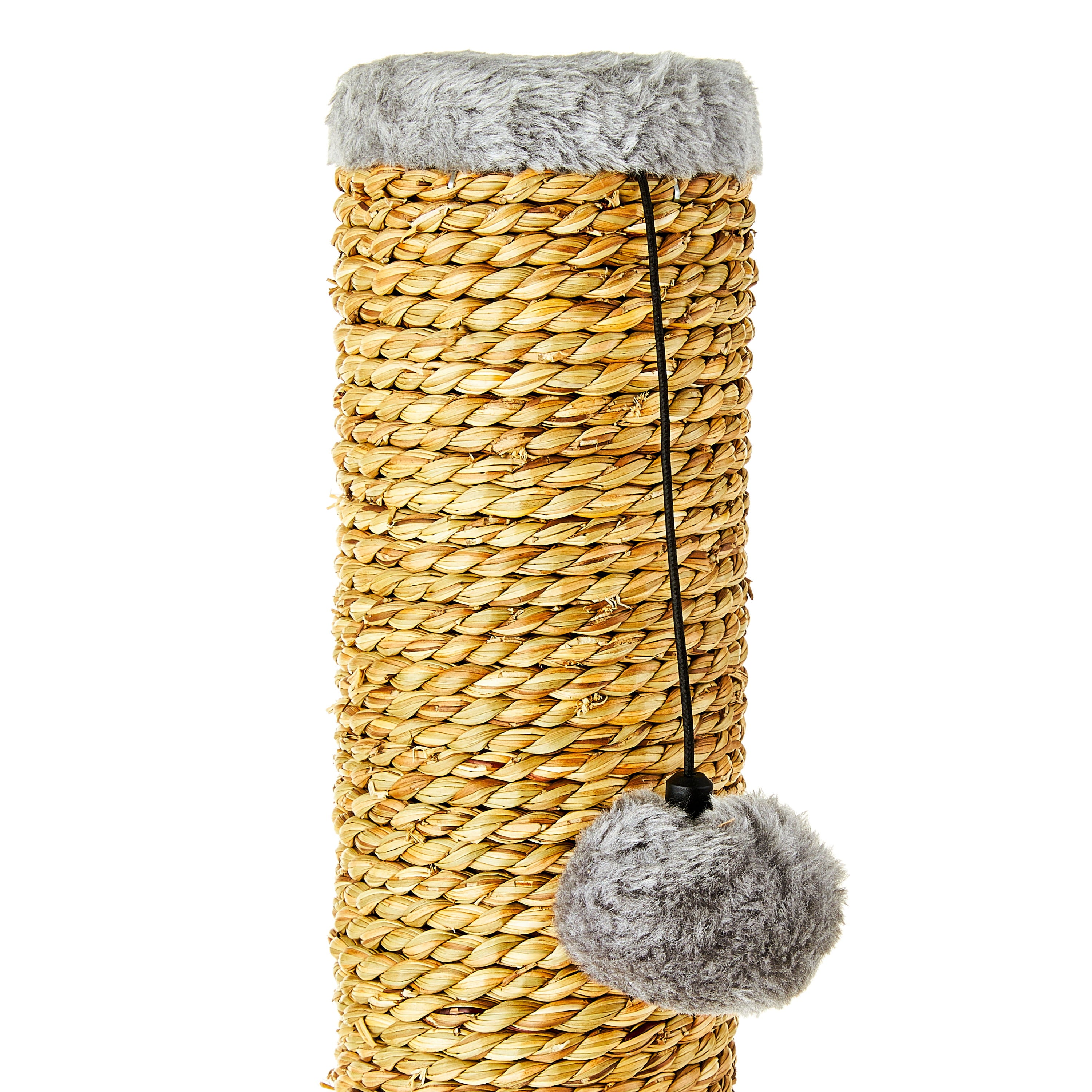 Vibrant Life Small Seagrass Scratch and Play Post， Gray， 20