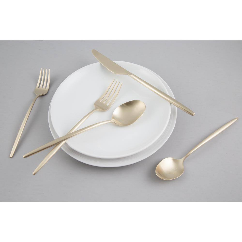 Cambridge Gaze Champagne Satin 180 20-Piece Flatware Set (Service for 4) 505220CWA12DS