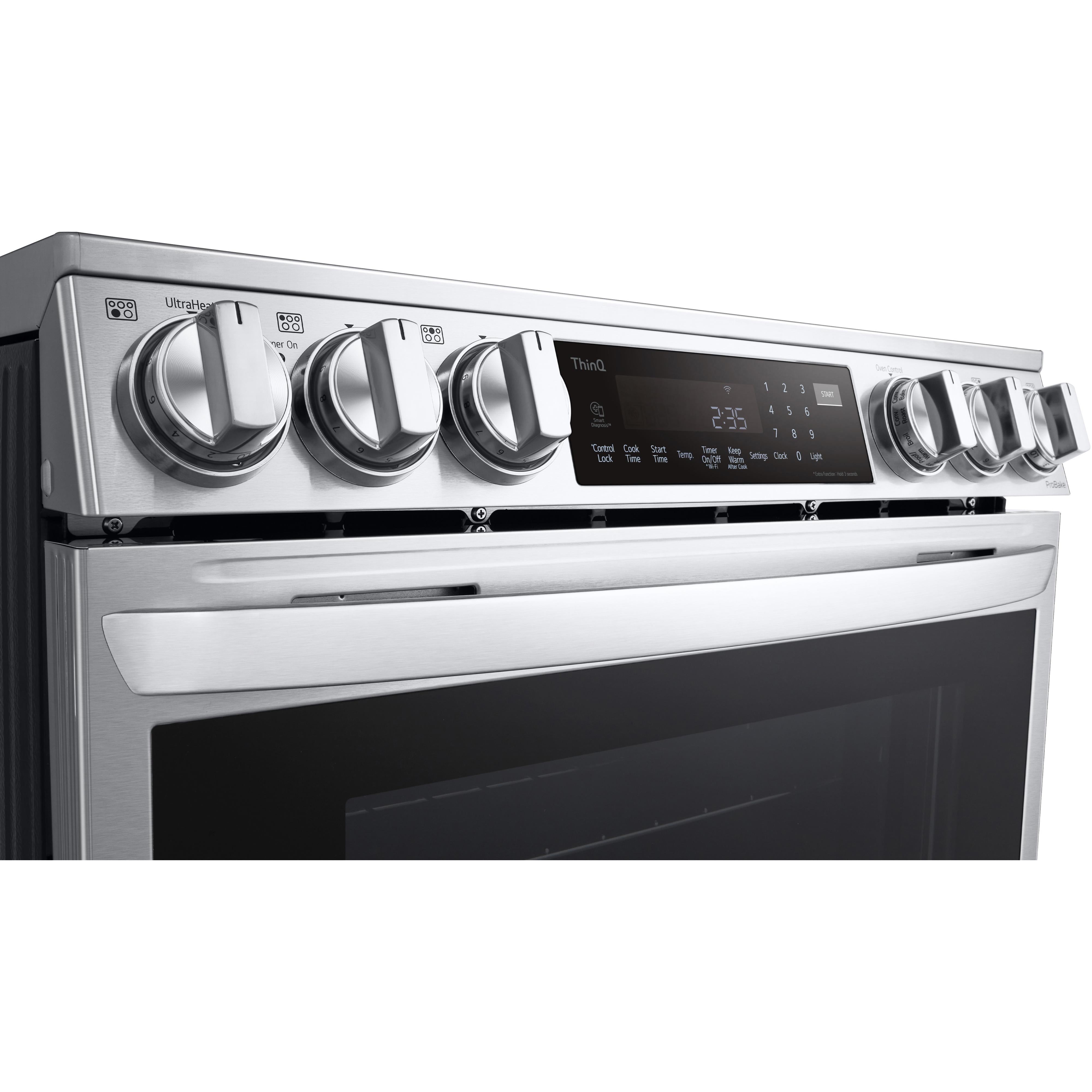 LG 30-inch Slide-In Electric Range with Air Fry LSEL6337F