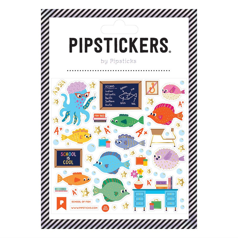 School of Fish Stickers by Pipsticks