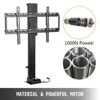 VEVOR Swivel Motorized TV Lift Stroke Length 40 in. Motorized TV Mount Fit for 32-70 in. TV Lift Height Adjust 28.74-68.11 in. SHC340D1000BSJDSJV1