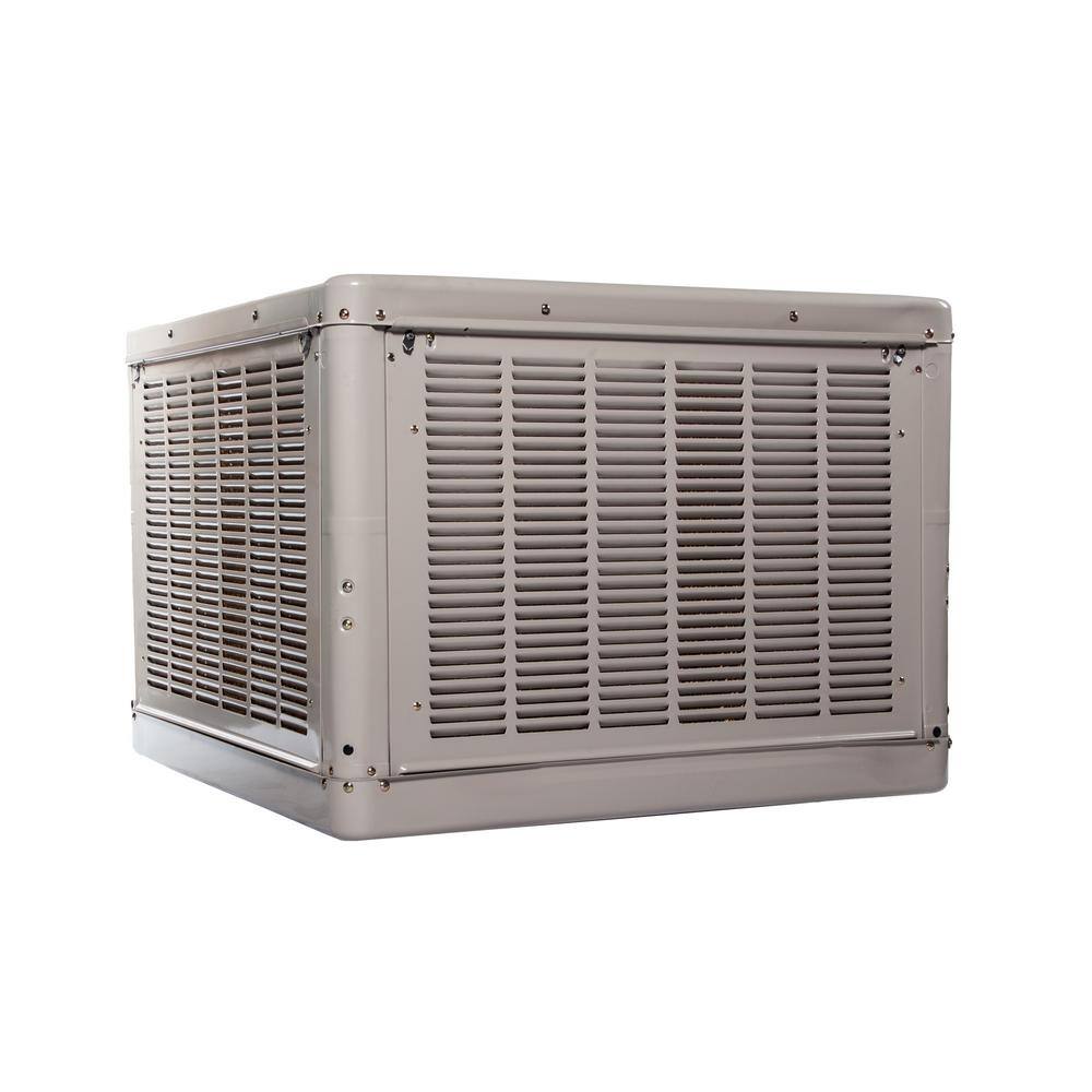 Champion Cooler 3970 CFM 115V 2-Speed Down-Draft Roof Low-Profile Evaporative Cooler for 1820 sq. ft. (with Motor) 4000 RLD4