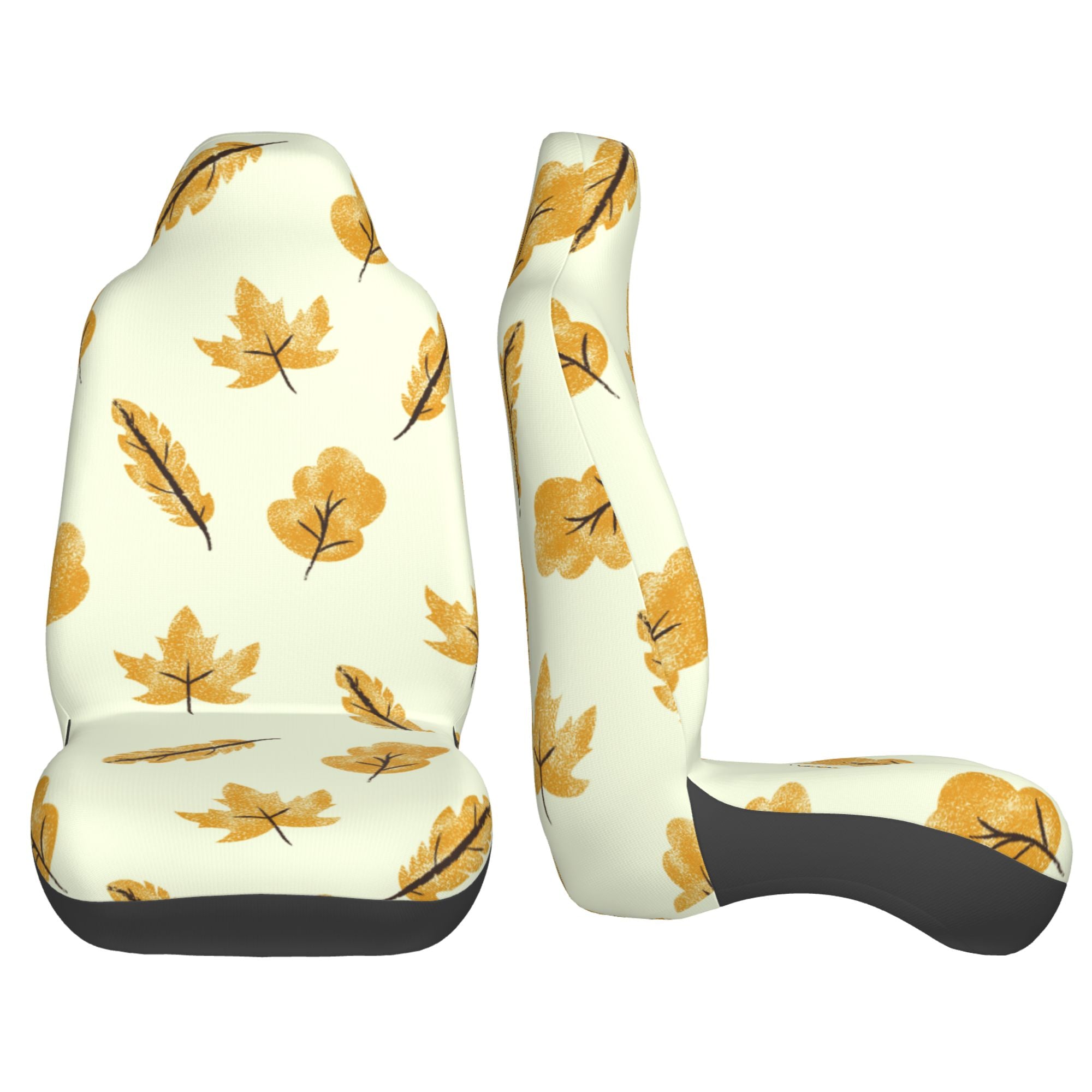 ZICANCN Car Seat Cover Leaves Foliage Maple Trees Car Front Seat Covers Protectors ， Automotive Seat Covers for Cars Trucks Suv