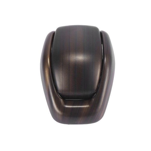 Unique Bargains Car Gear Shift Knob Cover Sticker Kit Wood Pattern For Toyota Highlander Brown 1pc