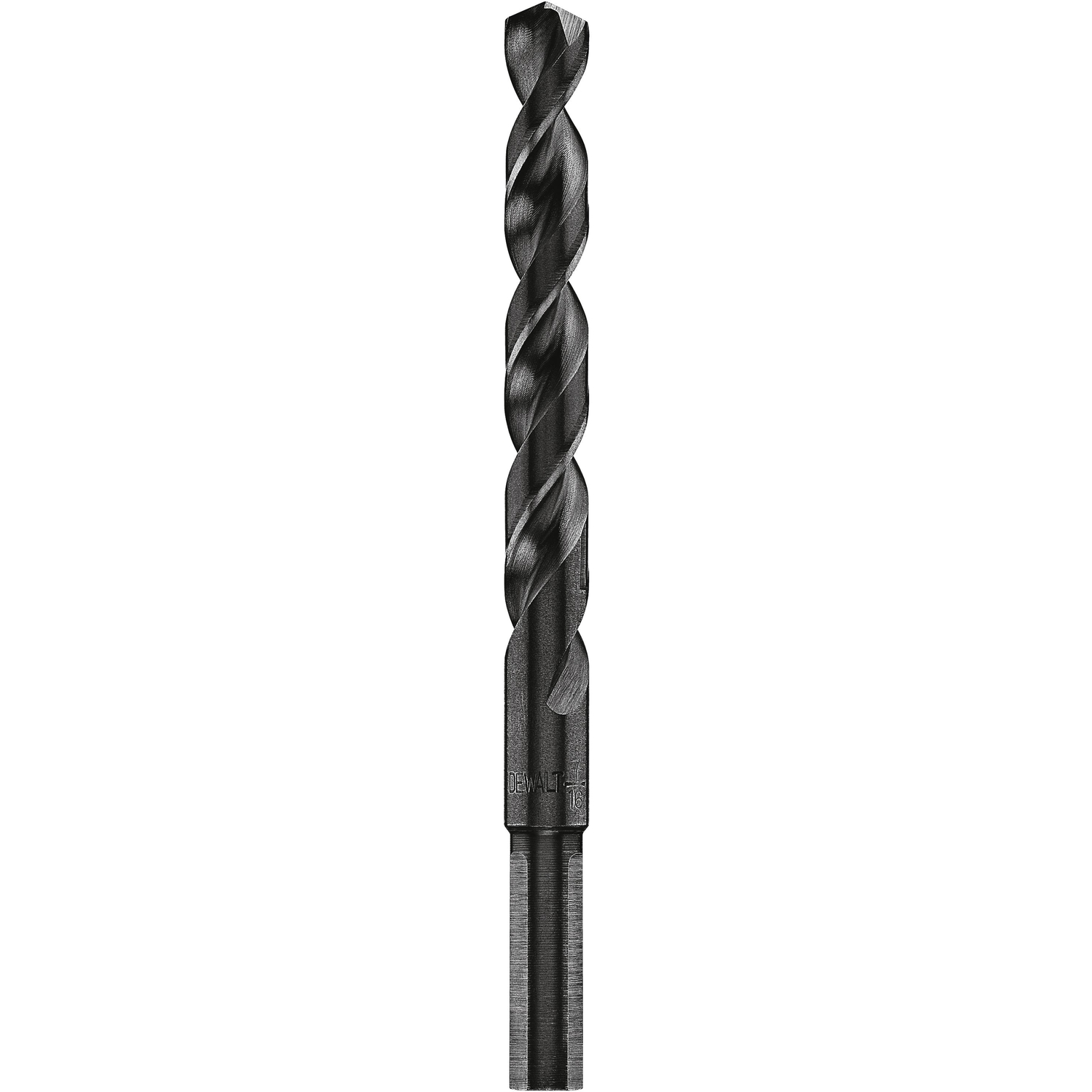 DW 7/16 in. X 5.59 in. L Black Oxide Drill Bit 1 pc