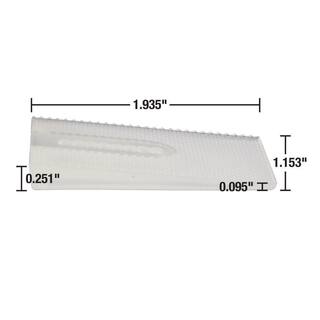 Everbilt Plastic Toilet Shims (4-Pack) 88523