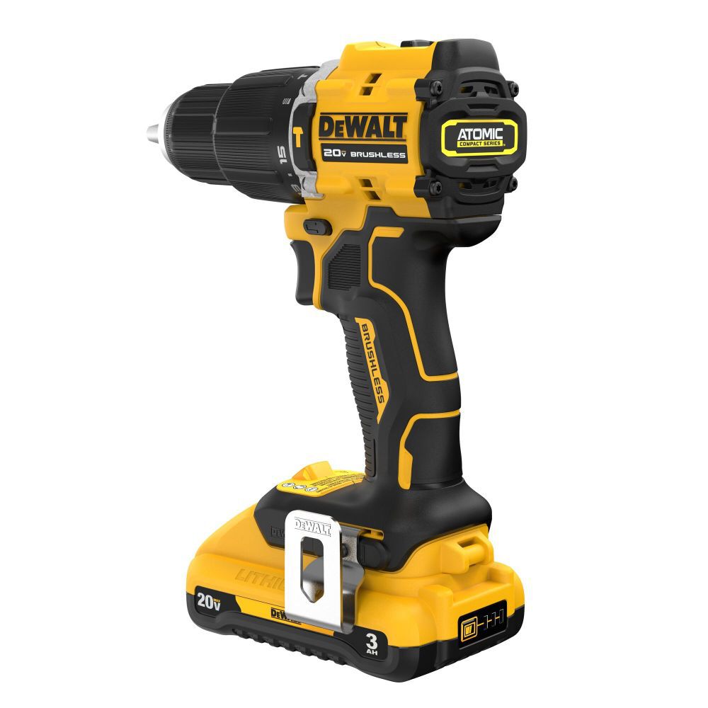 DEWALT 20V MAX 1/2" Hammer Drill ATOMIC COMPACT SERIES Cordless Kit DCD799L1 from DEWALT