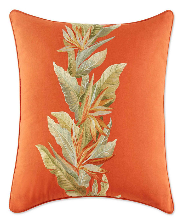 Tommy Bahama Home Tommy Bahama Birds Of Paradise Cotton Canvas Throw Pillow， 20