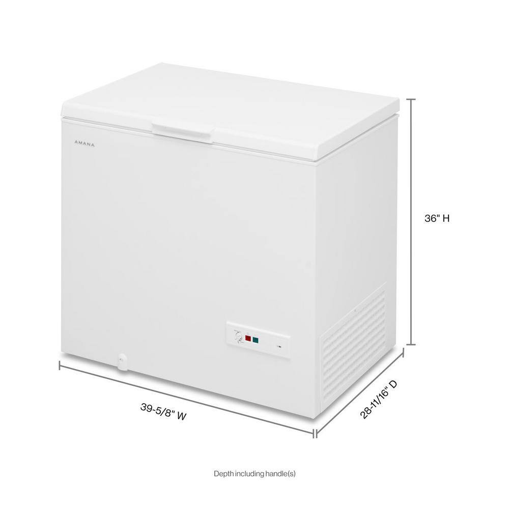 Amana 9 cu. ft. Chest Freezer in White AQC0902LW