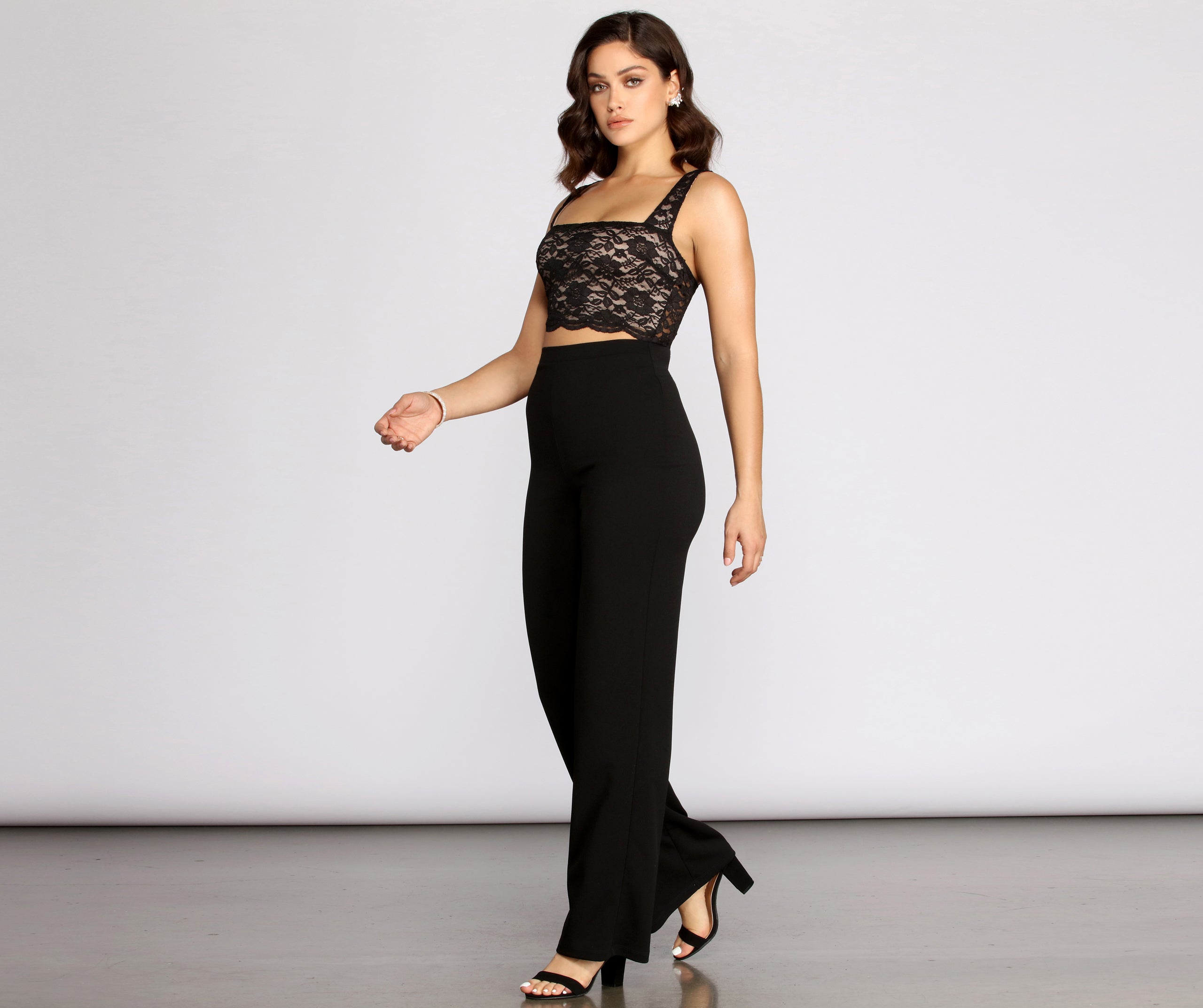 Lace Be BFFs Jumpsuit