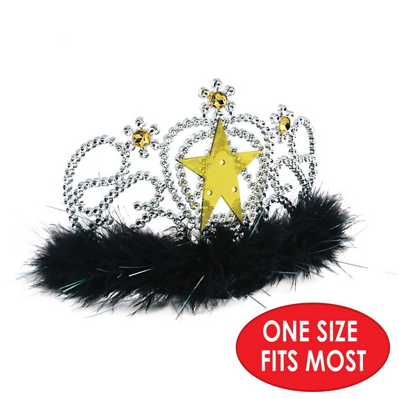 Beistle 60256 Plastic Light Up Star Tiara  w/faux ...