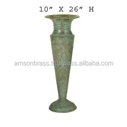 Metal Made Ornate Flower Vase For Decoration Flower Vases High Quality Bulk Supplies Multiple Design Living Room