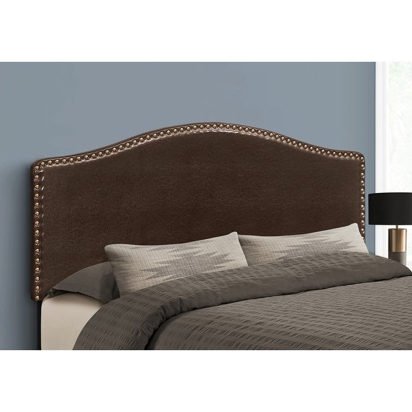 Bed， Headboard Only， Queen Size， Bedroom， Upholstered Pu Leather Look， Transitional - - 31784732