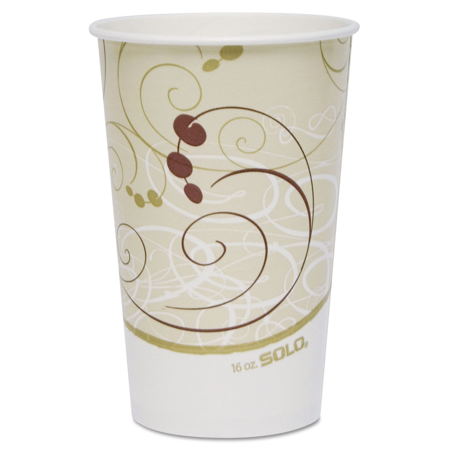 Double Sided Poly (DSP) Paper Cold Cups by SOLOandreg; SCCRP16PSYM