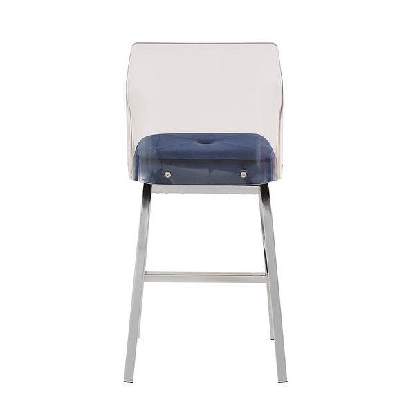 Lennox Velvet Counter Height Stools (Set of 2) by iNSPIRE Q Bold