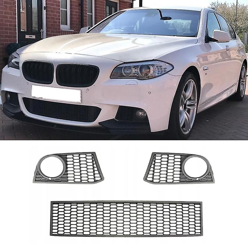 51117903894 Car Front Middle Bumper Lower Center Mesh Bezel Grille For 5 Series F10 F11 M Style 201