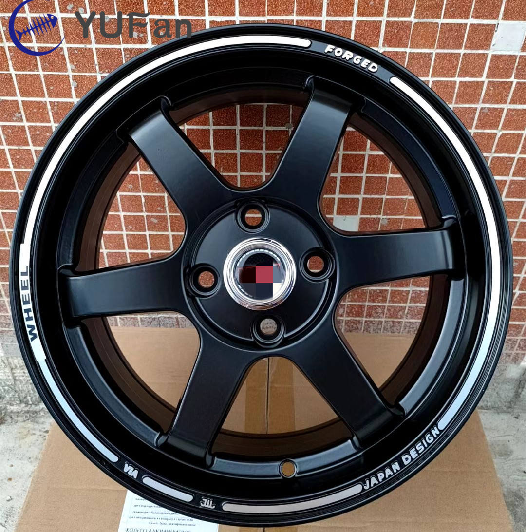 New design  15  inch TE37 Car refitting Casting wheel rims Passenger Car Wheels tires other wheels.