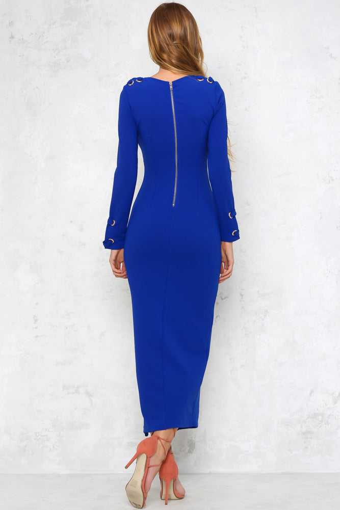 Happy Hour Maxi Dress Cobalt