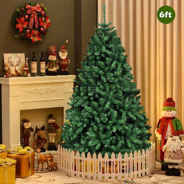 Unlit Artificial Christmas Tree Premium Hinged Fir Tree