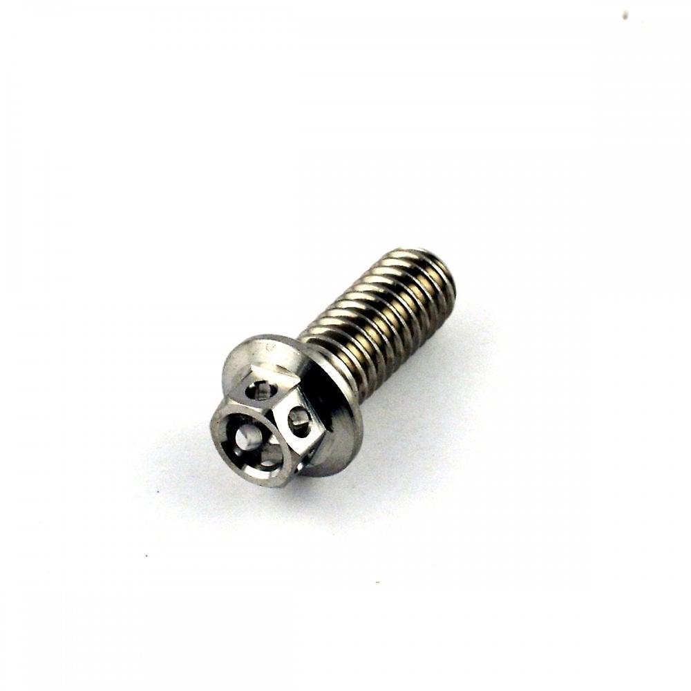 Racebolt Stainless Steel Race Drilled Hex XS Head Bolt M6 X 1.00mm X 15mm