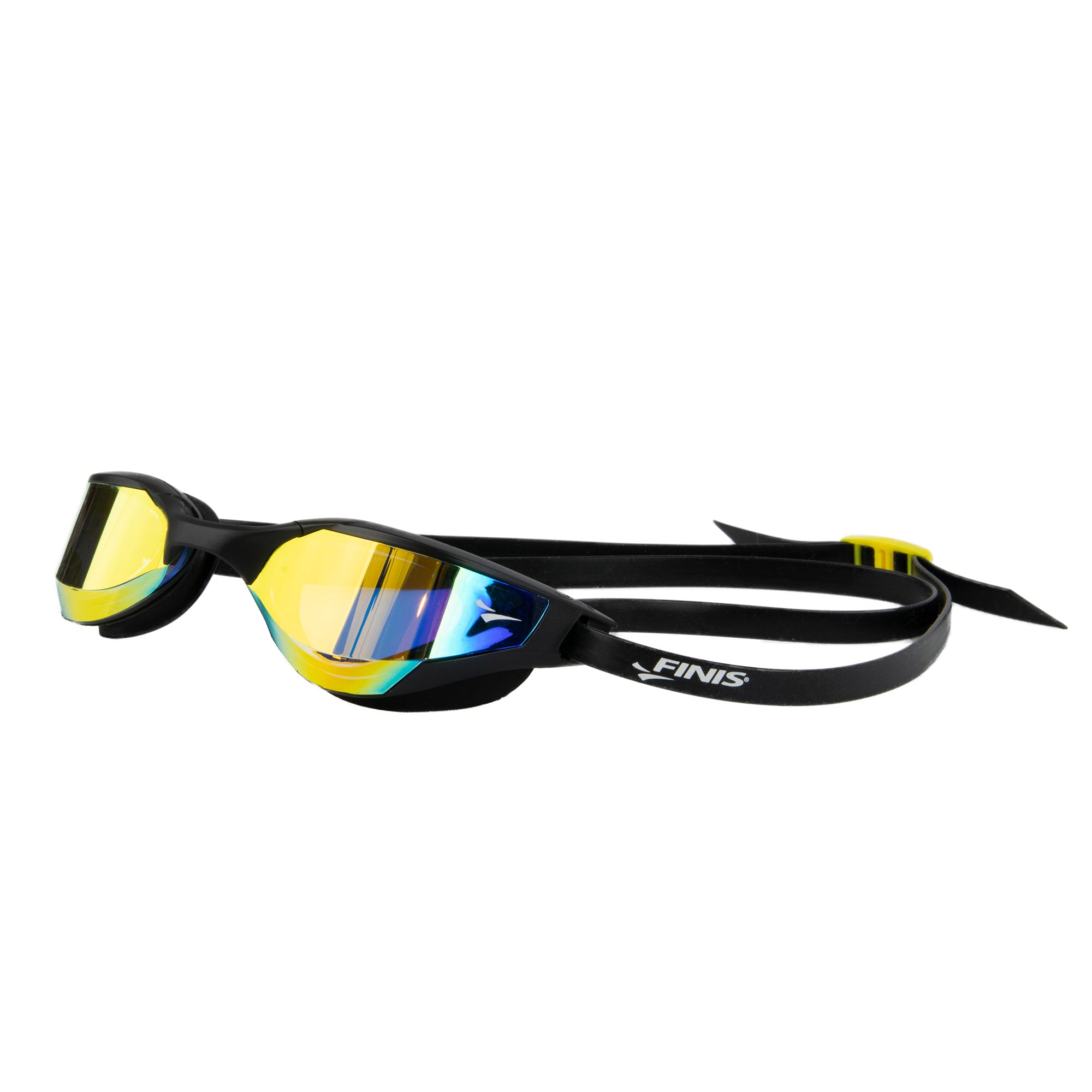 FINIS Hayden Black and Orange Swimming Sport Goggles