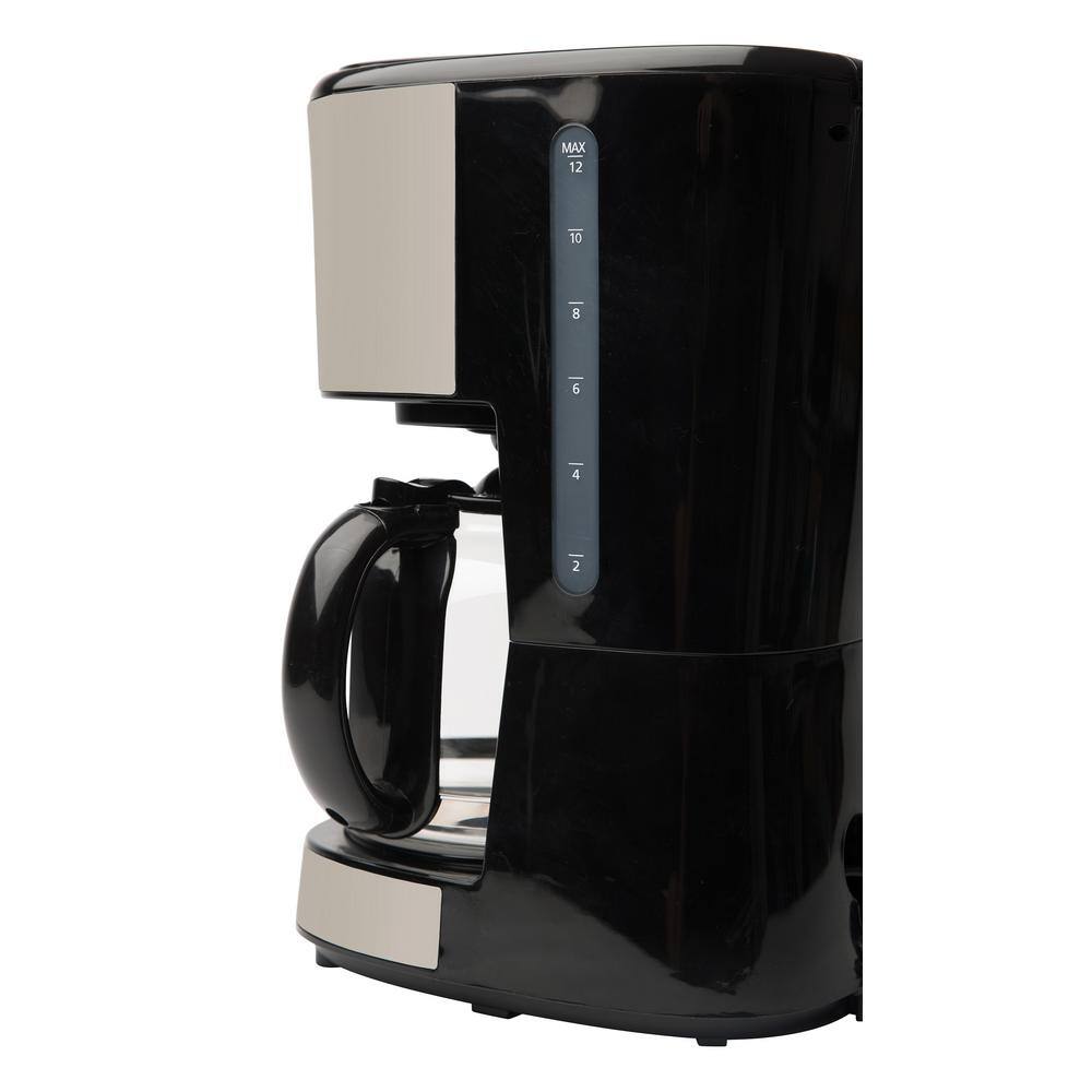 HADEN DorsetCotswold 12-Cup Putty Retro Style Coffee Maker Programmable with Strength Control and Timer 75028