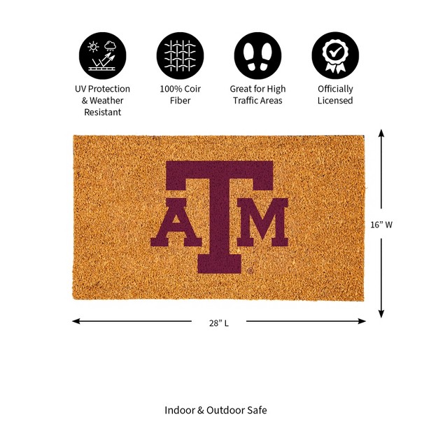 Coir Mat 16 quot x28 quot Texas A amp m