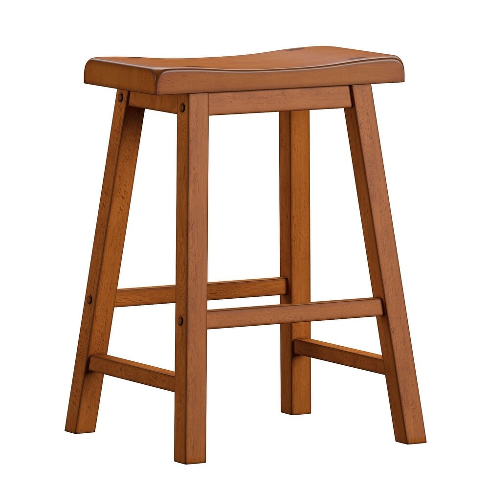 Salvador Saddle Seat Counter Stool (Set of 2) by iNSPIRE Q Bold