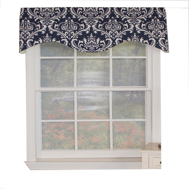 Rod Pocket Valance 50 quot X 17 quot Navy By Rlf Home