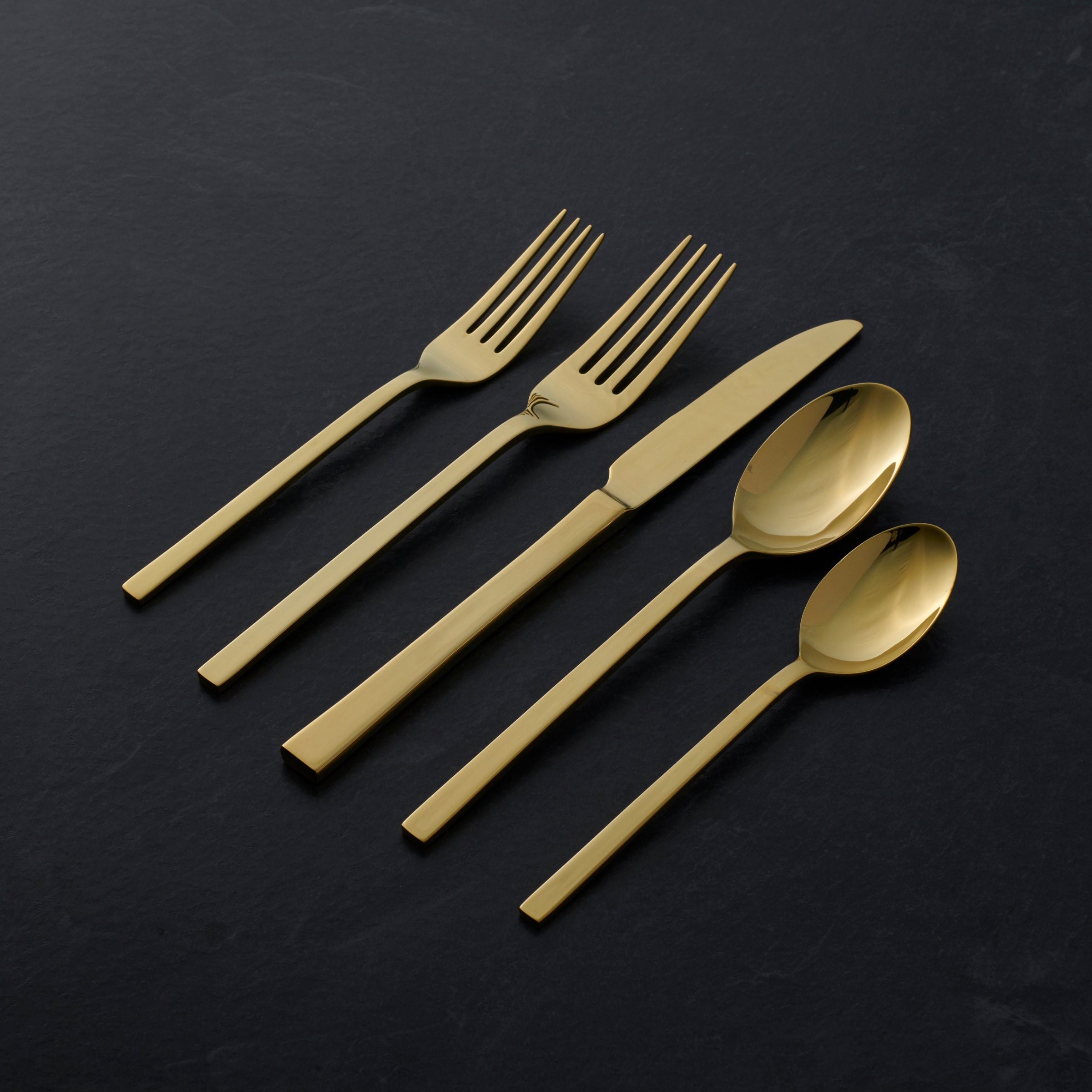 Allay Champagne 20 Piece Everyday Flatware Set