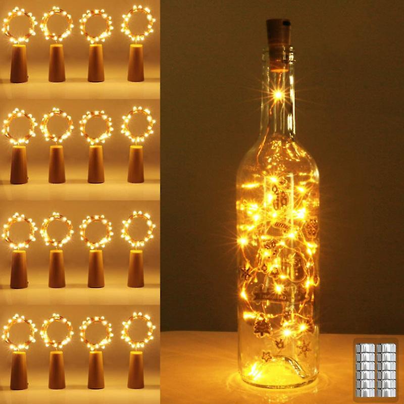 Night Lights Bottle Lights Cork Lights Wine Bottle Starry String Lights For For Diy Party Christmas Wedding Decoration